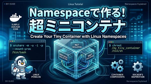 Namespace を使った超ミニコンテナの作成